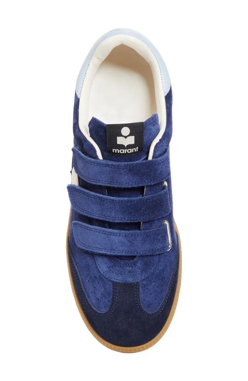 Isabel Marant Beth High Top Platform Sneaker In Blue