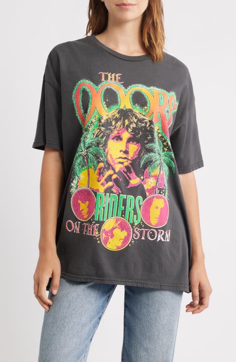 The Doors Riders on the Storm Oversize Graphic T-Shirt