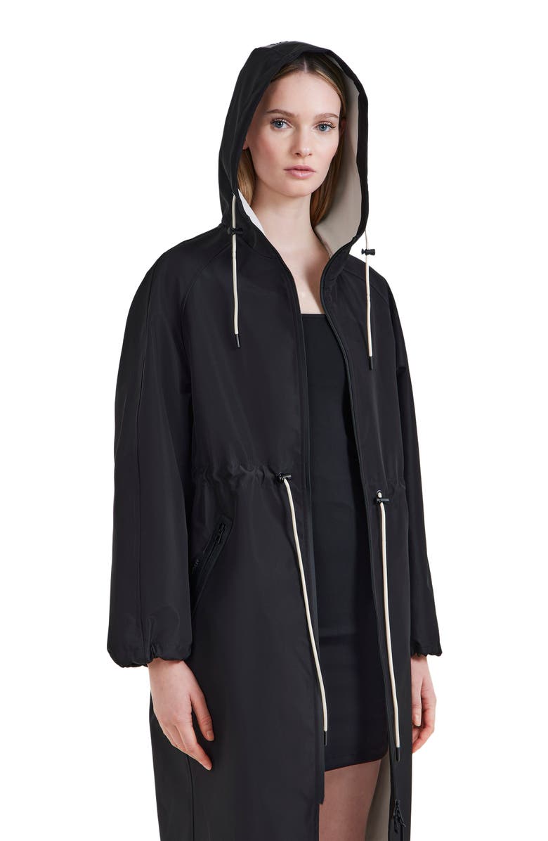 Rudsak CARLA WOMEN'S LONG HOODED RAIN COAT, Alternate, color,