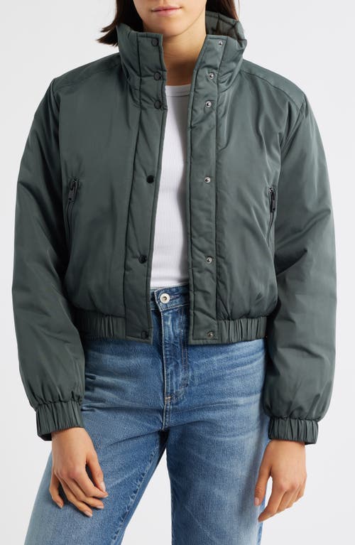 Brooklyn Industries Chic Crop Jacket In Gray