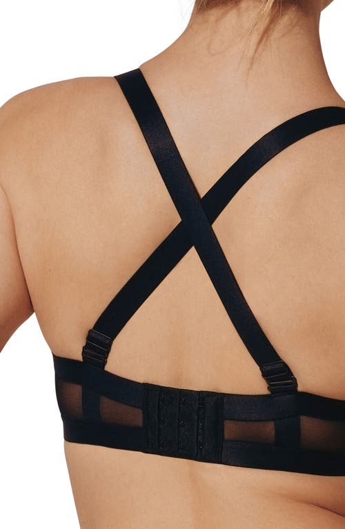 Thirdlove Bare Wireless Mesh Spacer Bra In Black