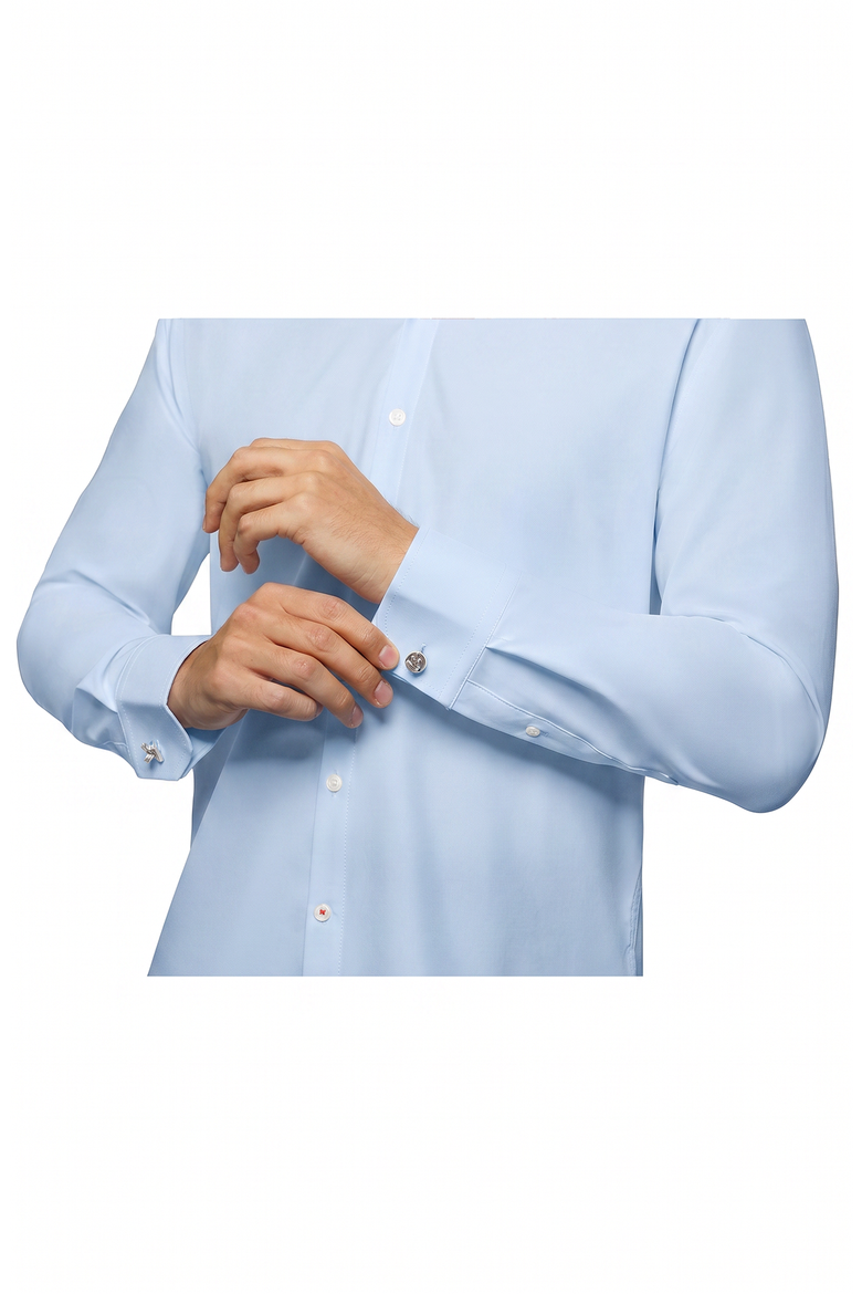 Venture Tech Dress Shirt - Trim Fit, Alternate, color, Light Blue
