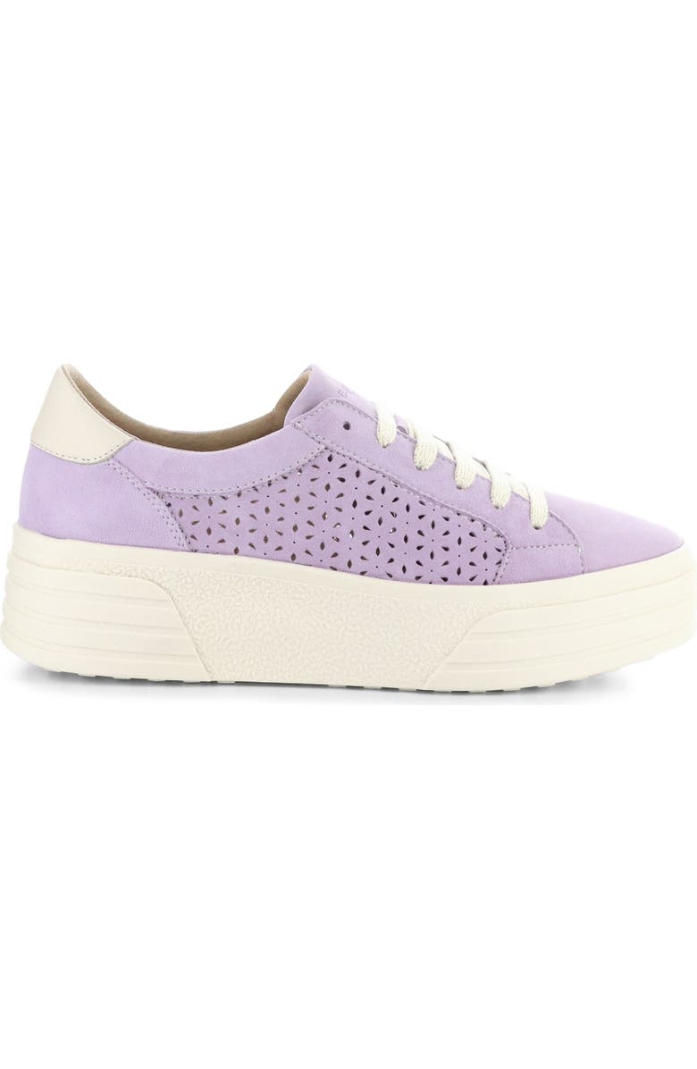 Bos. & Co. Lotta Platform Sneaker, Alternate, color, Lavender Kid Suede