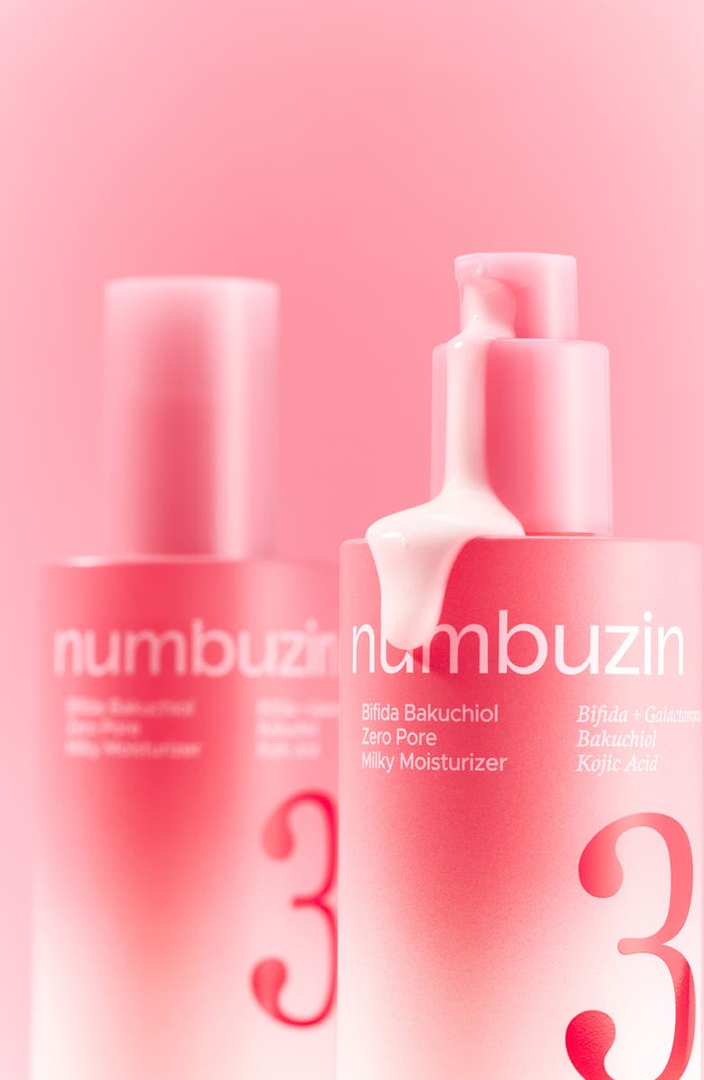 Numbuzin No.3 Bifida Bakuchiol Zero Pore Milky Moisturizer, Alternate, color, 