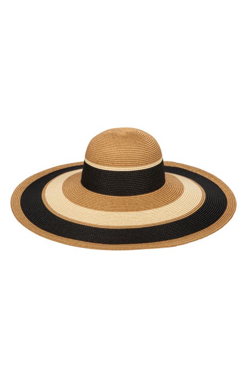 Las Palmas Stripe UPF 50+ Floppy Sunhat