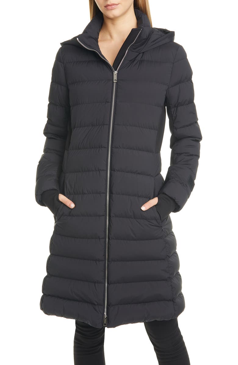 Burberry Newbridge Hooded Down Puffer Coat, Main, color, 