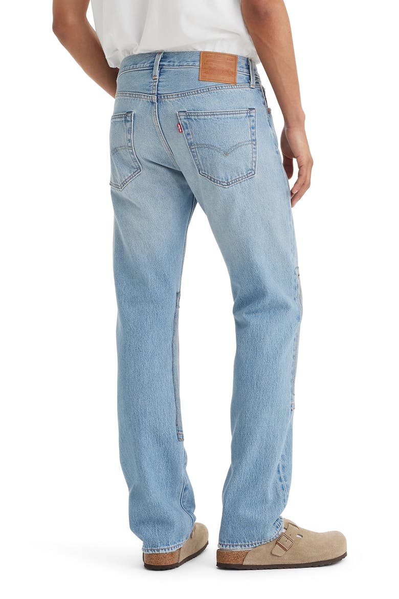 501® Original Patchwork Straight Leg Jeans, Alternate, color, SUCH A SAINT DX
