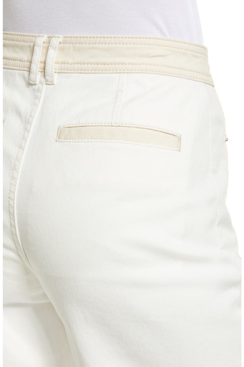 Two-Tone High Waist Wide Leg Jeans, Alternate, color, IVORY