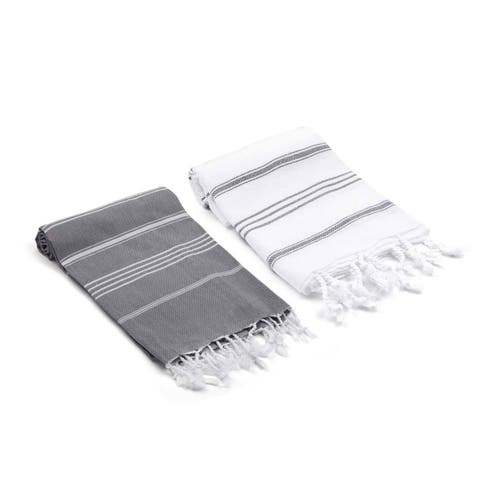 Olive And Linen Olive & Linen Bodrum / Datca Turkish Hand Towel Set