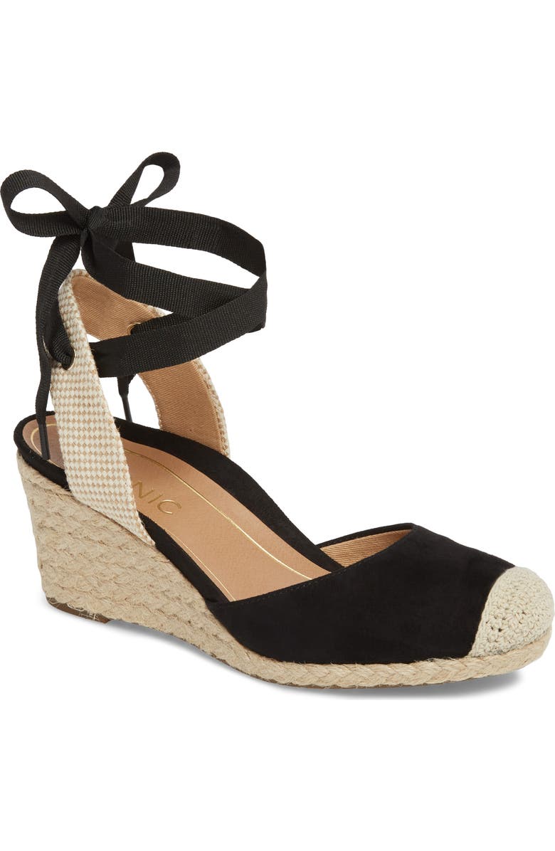 VIONIC WITH ORTHAHEEL Vionic Maris Orthaheel<sup>®</sup> Espadrille Wedge Sandal, Main, color,