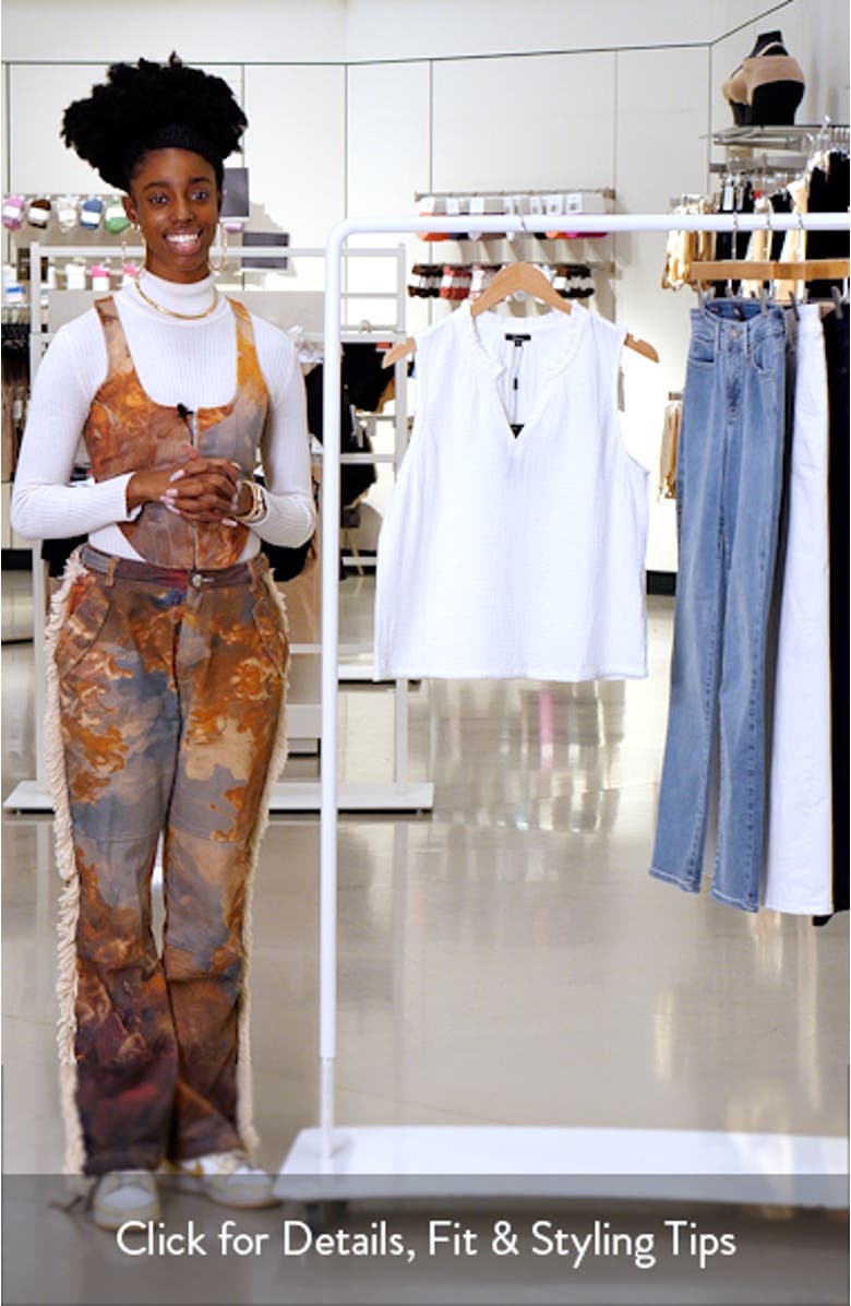 Christy Sleeveless Organic Cotton Top, sales video thumbnail