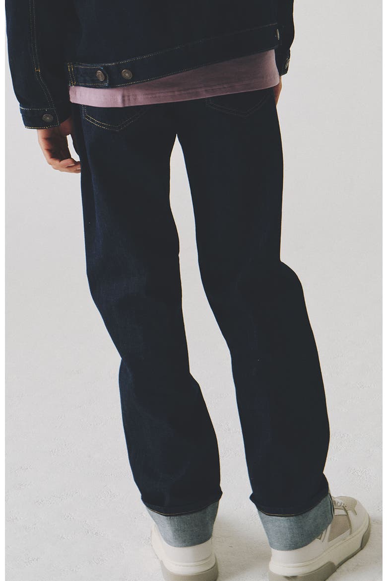 Straight-fit Fashion Jeans, Alternate, color, Dark Blue