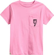 Boardies Kids' Clara Palm Tree Cotton Graphic Pocket T-Shirt