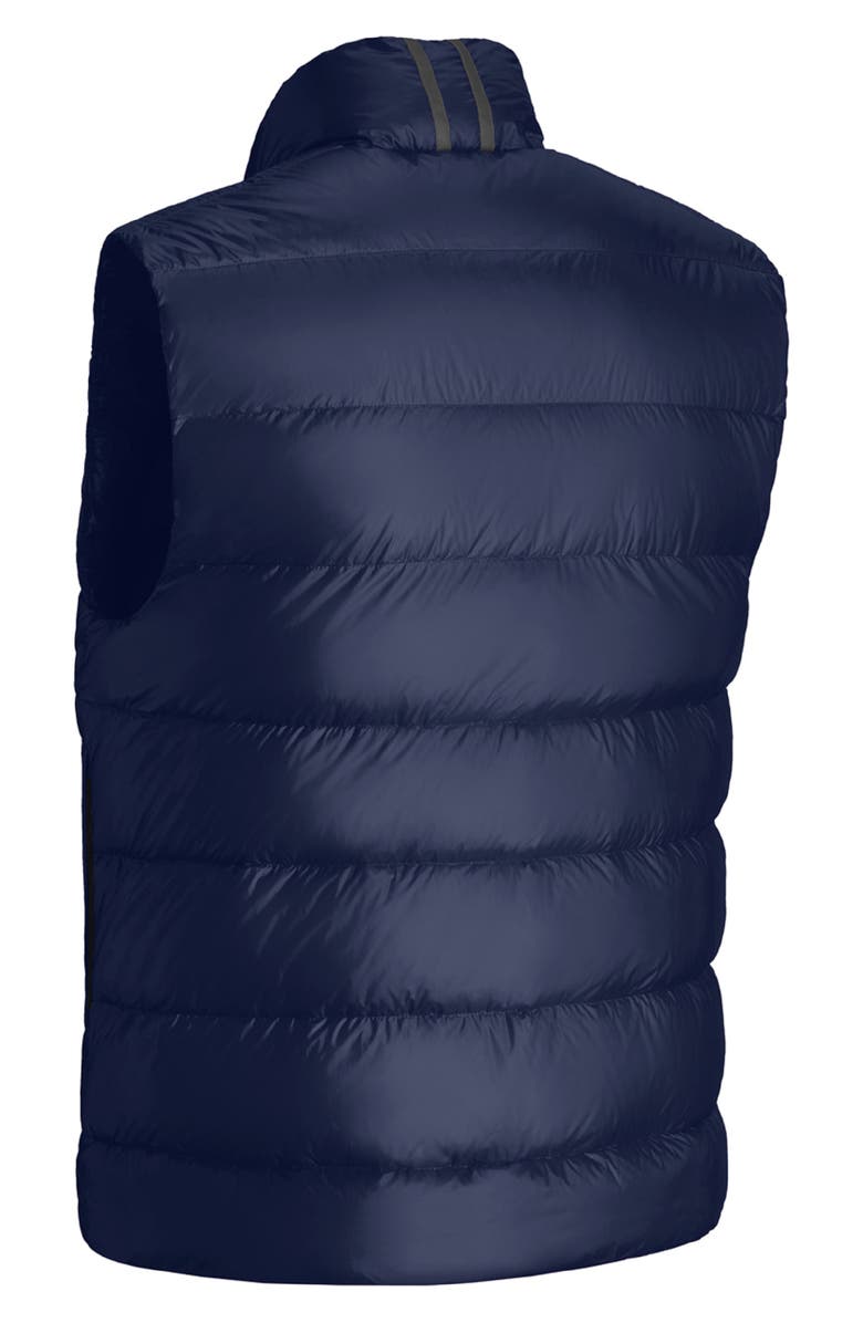 Canada Goose Crofton Water Resistant Packable Quilted 750-Fill-Power Down Vest, Alternate, color, Atlantic Navy