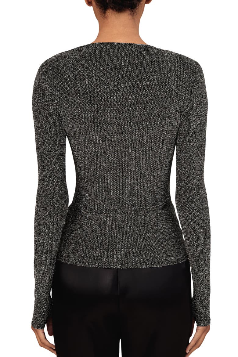 Seraphina Long Sleeve Top, Alternate, color, SILVER