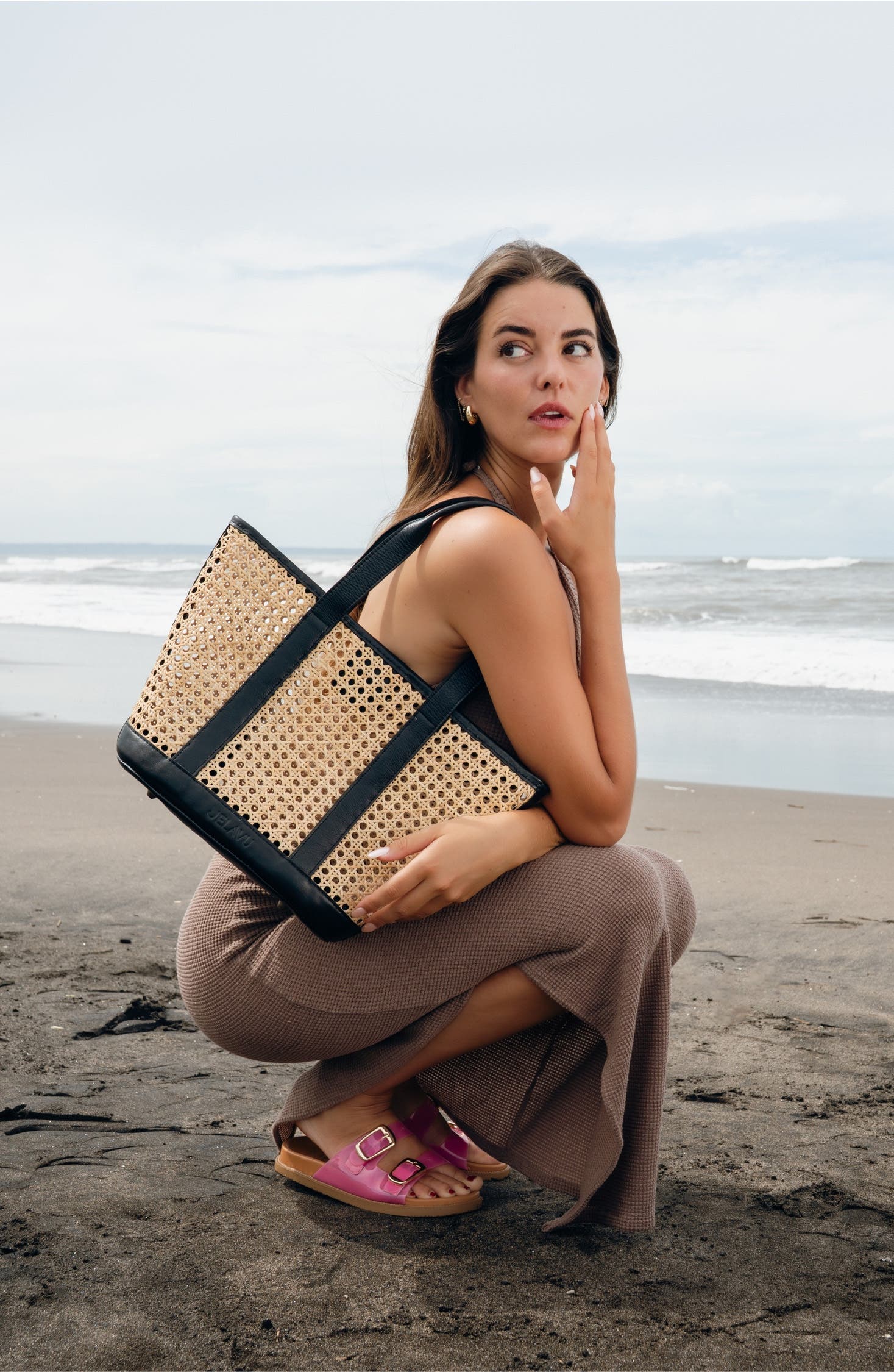 Jelavu Sallie Tote, Alternate, color, Natural / Black