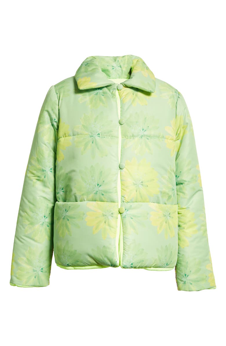 Dauphinette Neon Lotus/Neon Orchid Quilted Puffer Jacket, Alternate, color,