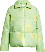 Dauphinette Neon Lotus/Neon Orchid Quilted Puffer Jacket