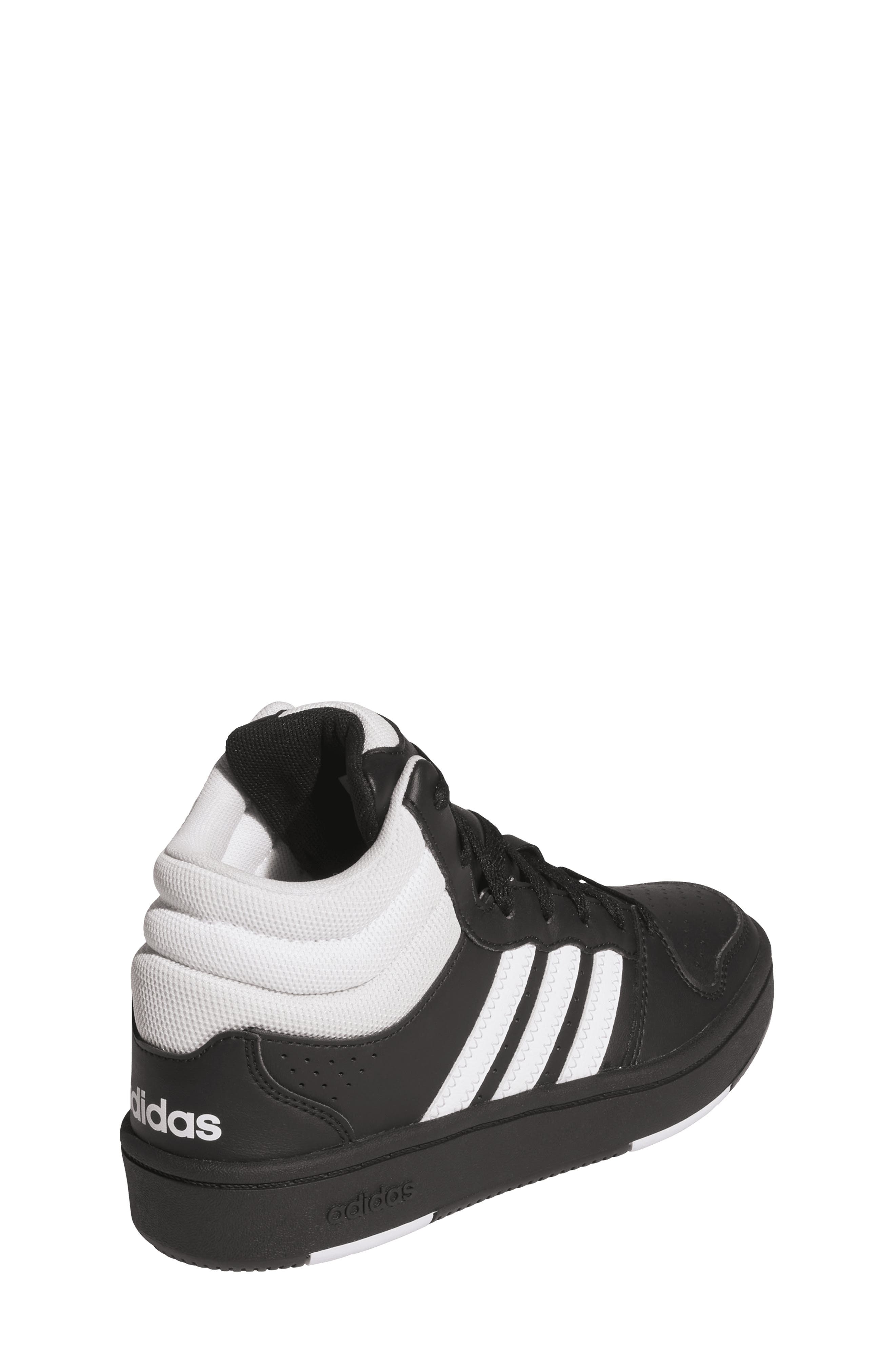 adidas Gender Inclusive Hoops 3.0 Mid Top Sneaker, Alternate, color, 