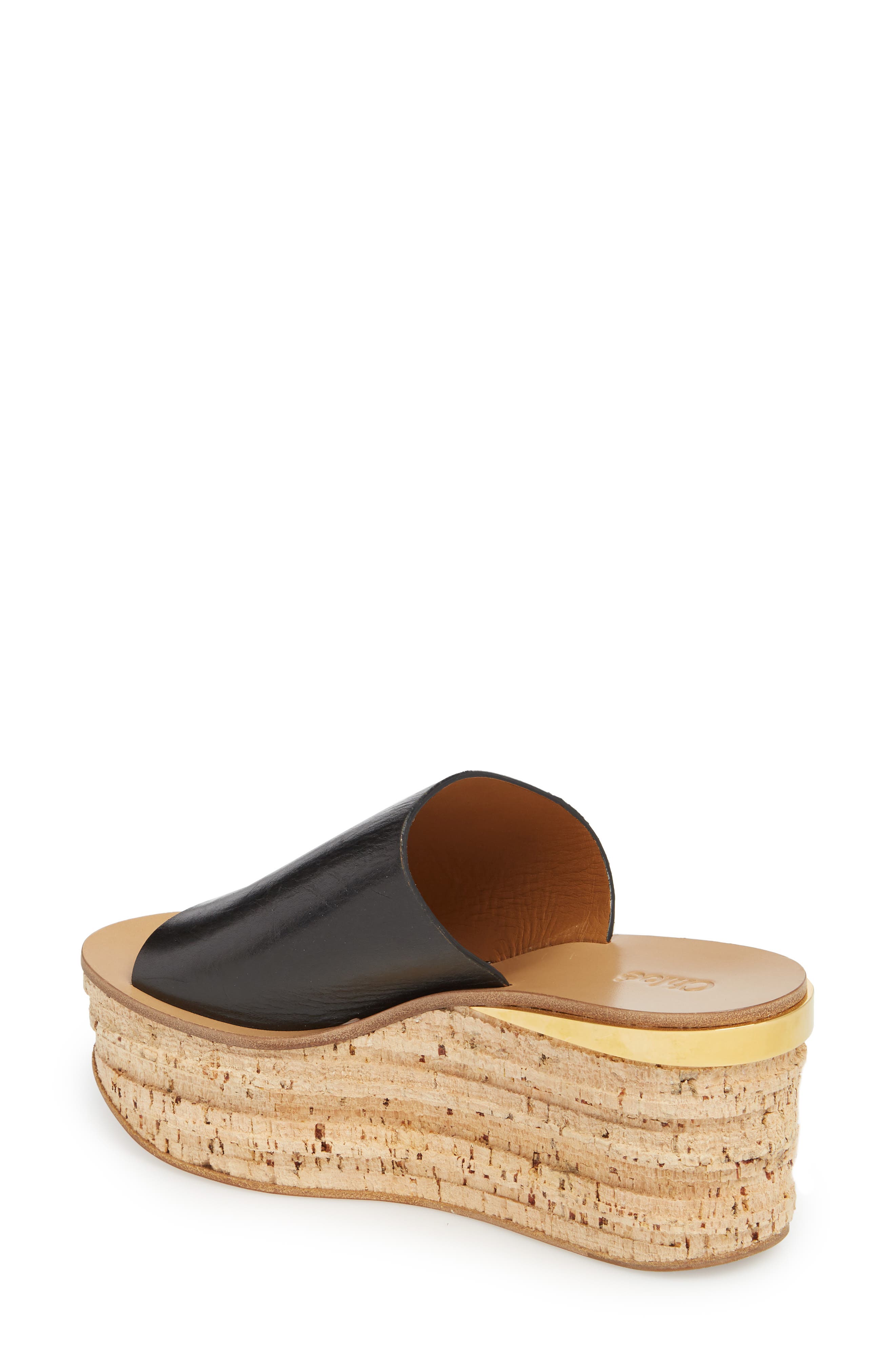 Chloé Camille Platform Slide Sandal, Alternate, color, 