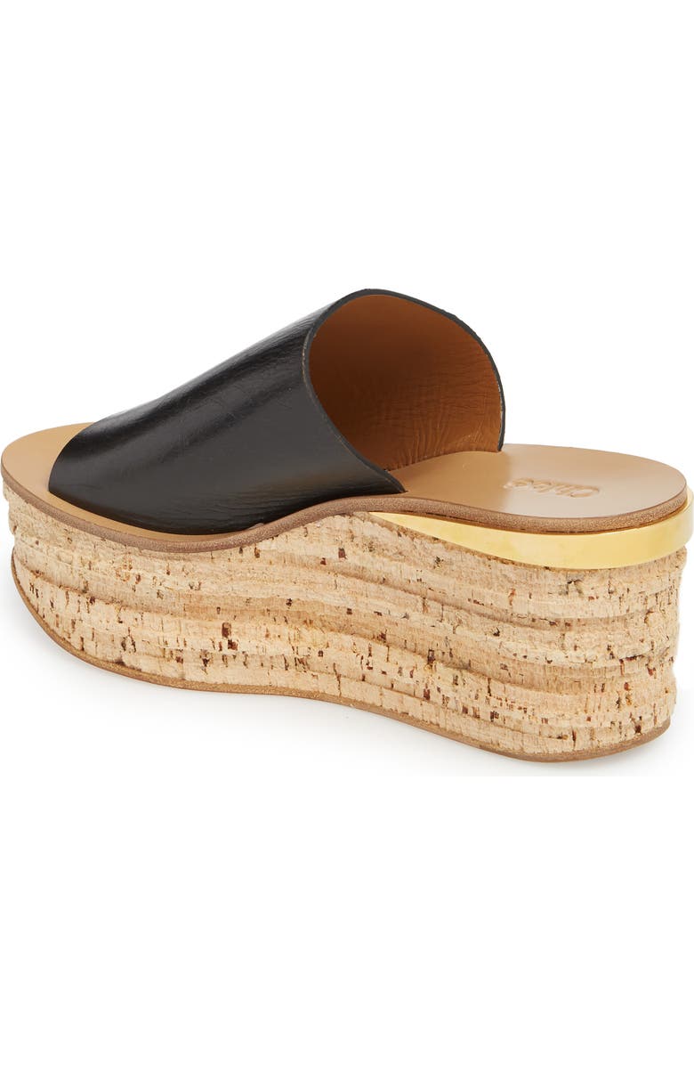Chloé Camille Platform Slide Sandal, Alternate, color,