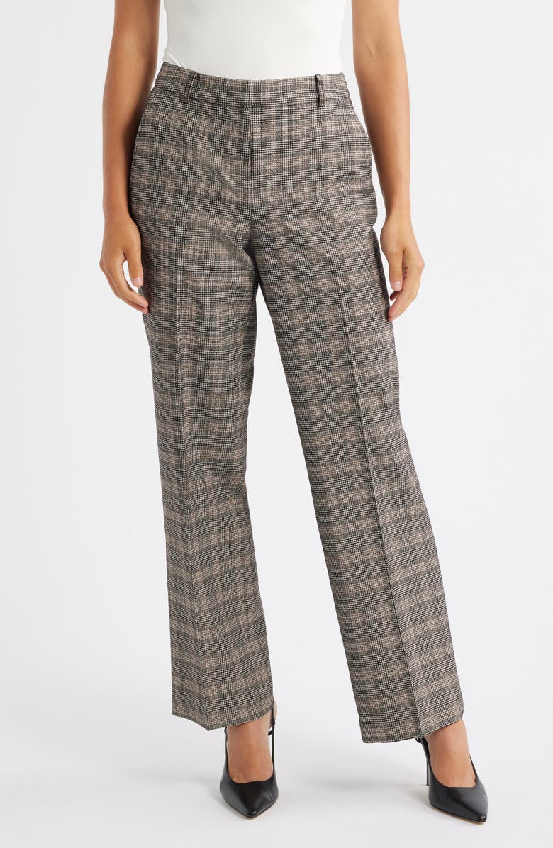 Anne Klein Wide Leg Trousers, Main, color, Anne Black Multi