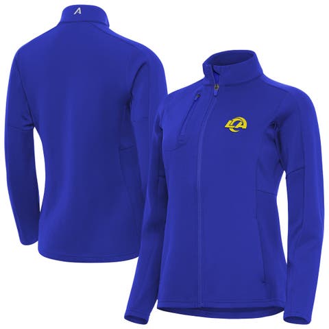 Women's Antigua Royal Los Angeles Rams Generation Full-Zip Jacket