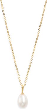 Nordstrom Demi Fine Freshwater Pearl Pendant Necklace
