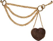Jeffrey Campbell BPM Heart Chain Belt