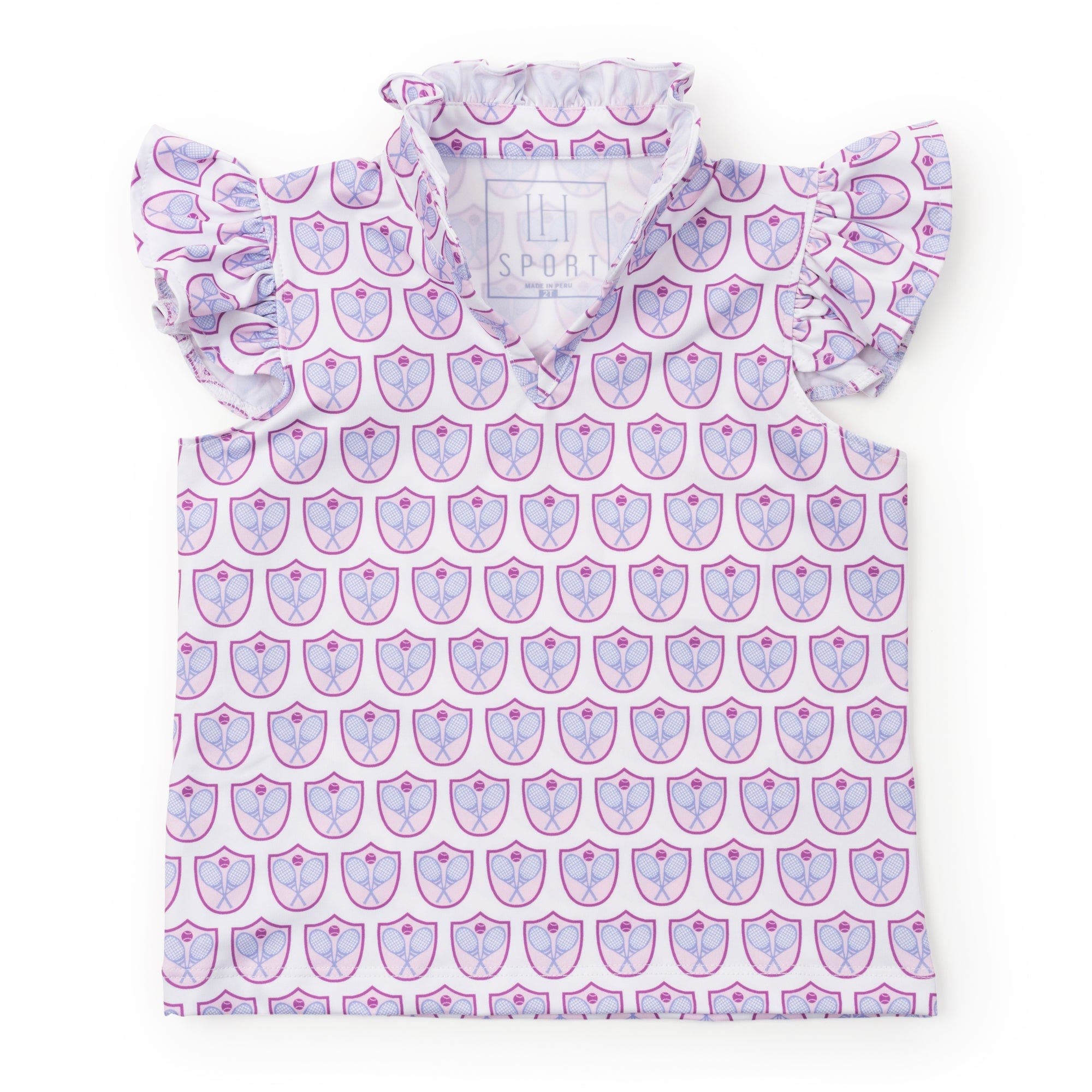 Tennis Crest Pink