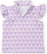Lila and Hayes Ellie Girls' Sleeveless Ruffled Top by LH Sport