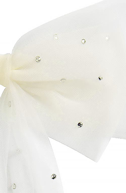 Brides And Hairpins Brides & Hairpins Solene Embellished Tulle Bow