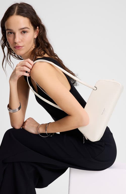 Kate Spade New York Grace Fine Grain Leather Shoulder Bag In Cream
