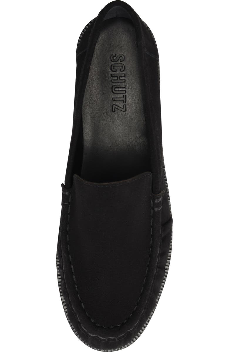 Schutz Tyla Loafer, Alternate, color, Black