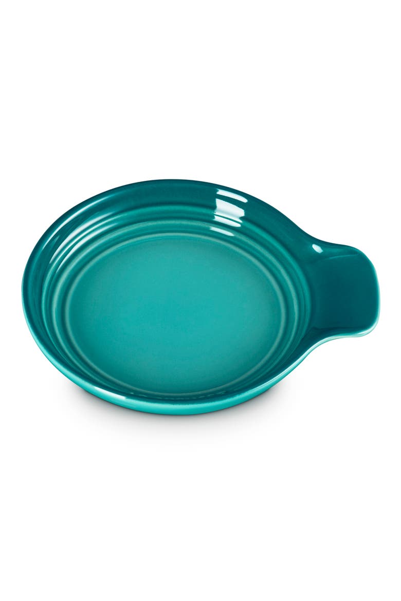 Signature Stoneware Spoon Rest, Main, color, RIVIERA