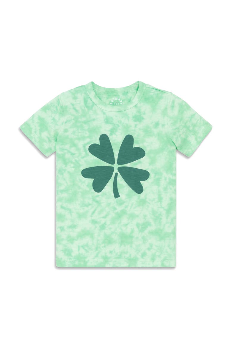 Kids Tie-Dye Clover Tee, Main, color, Tie-Dye Clover