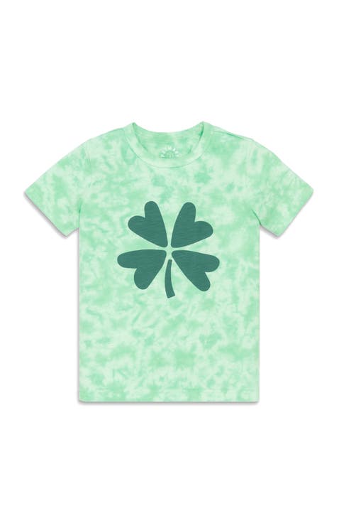 Kids Tie-Dye Clover Tee (Toddler, Little Kid, Big Kid)