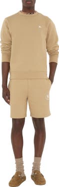 Burberry Knight Stamp Cotton Shorts