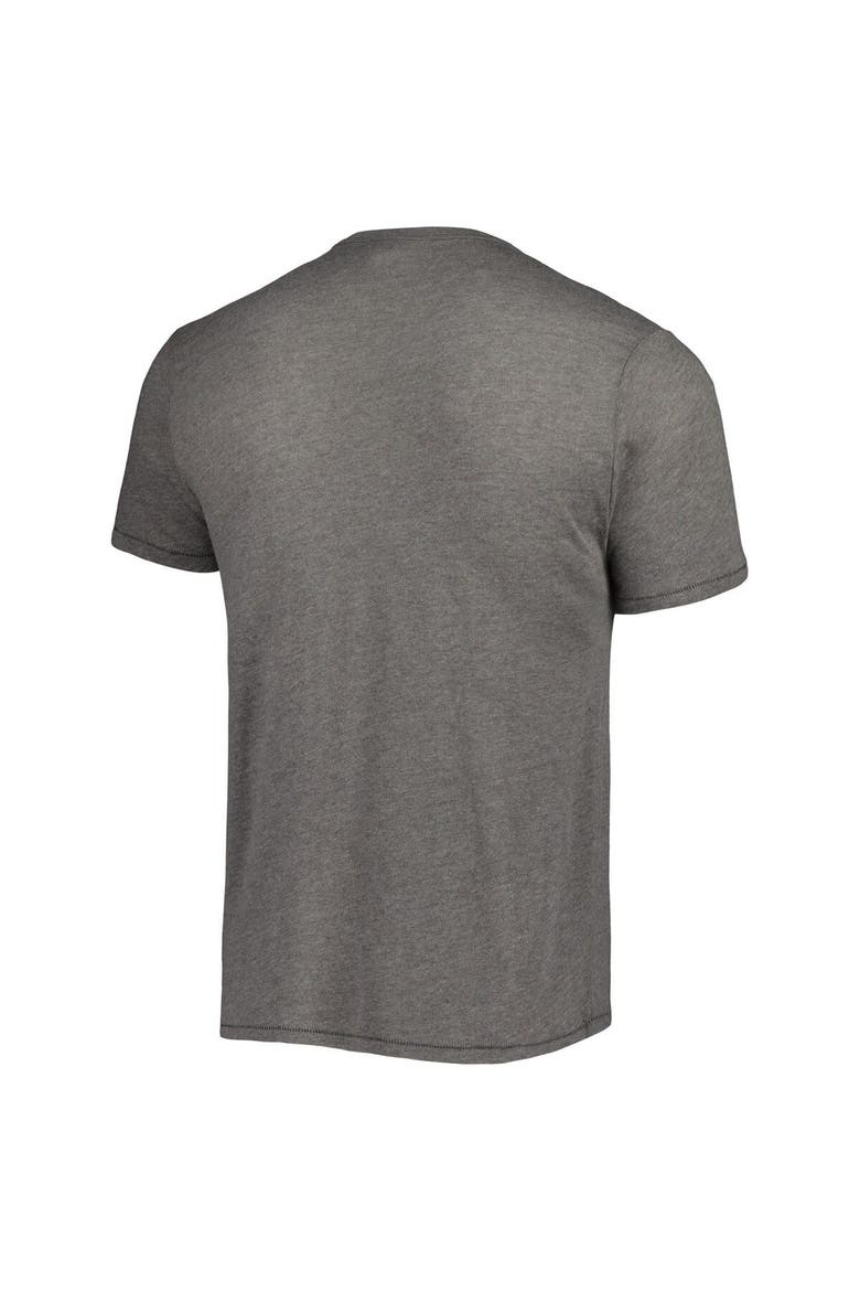 Men's Alternative Apparel Heathered Gray North Carolina Tar Heels Vintage Logo Keeper T-Shirt, Alternate, color, Heather Gray