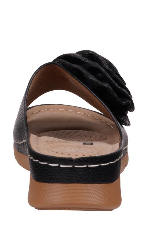 Gc Shoes Honey Comfort Platform Slide Sandal In Black