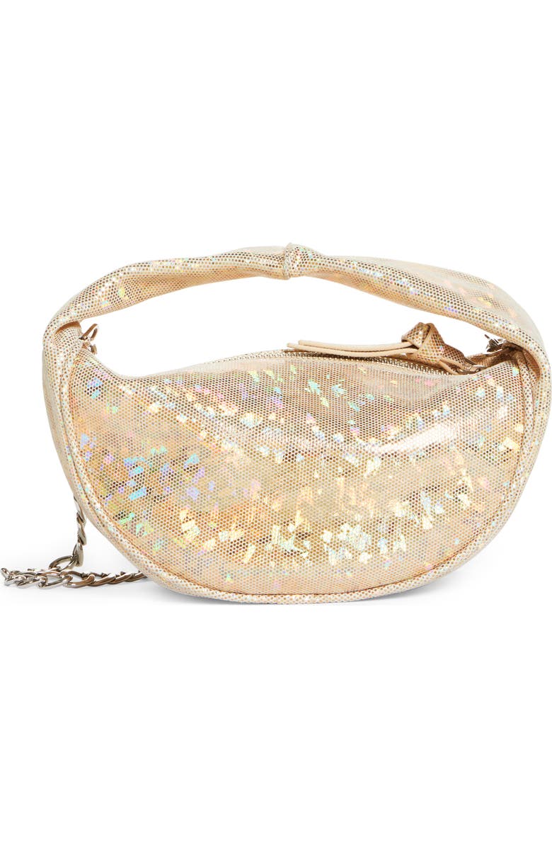 By Far Baby Cush Hologram Leather Bag, Main, color,