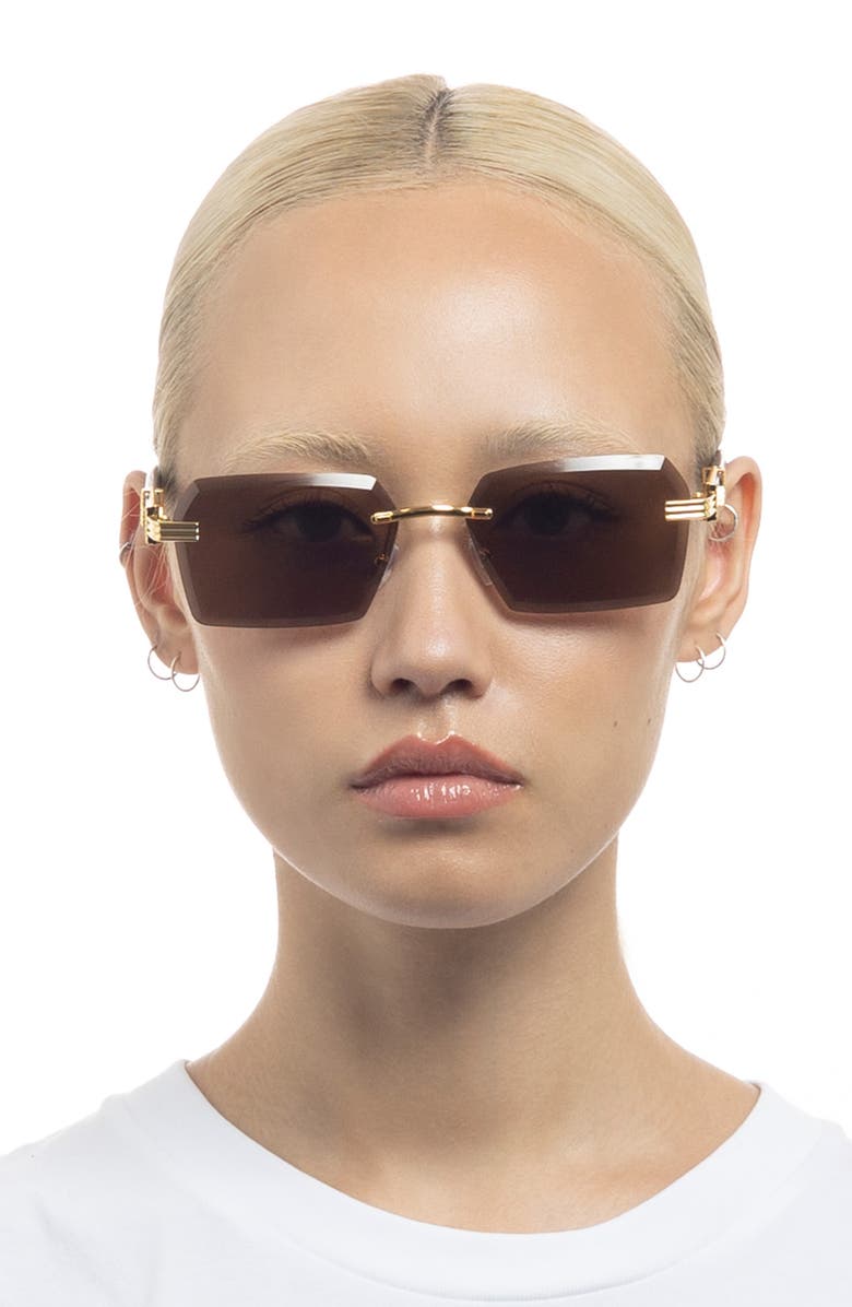 AIRE Nebula 60mm Rimless Square Sunglasses, Alternate, color,