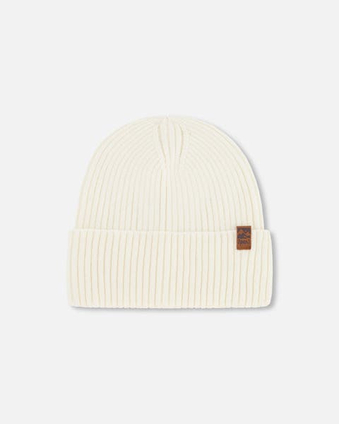 Gender Inclusive Rib Knit Beanie Hat (Toddler, Little Kid & Big Kid)