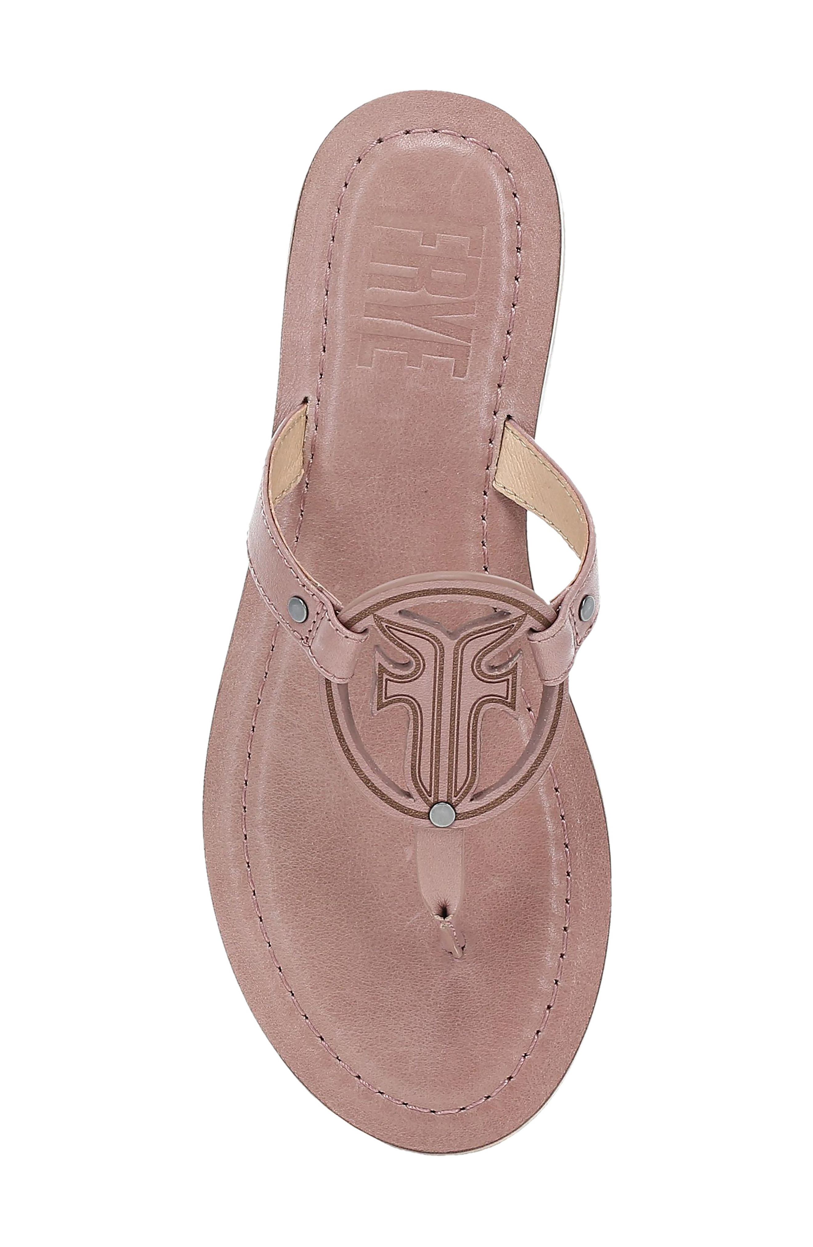 Frye Taylor Logo Flip Flop, Alternate, color, Woodrose