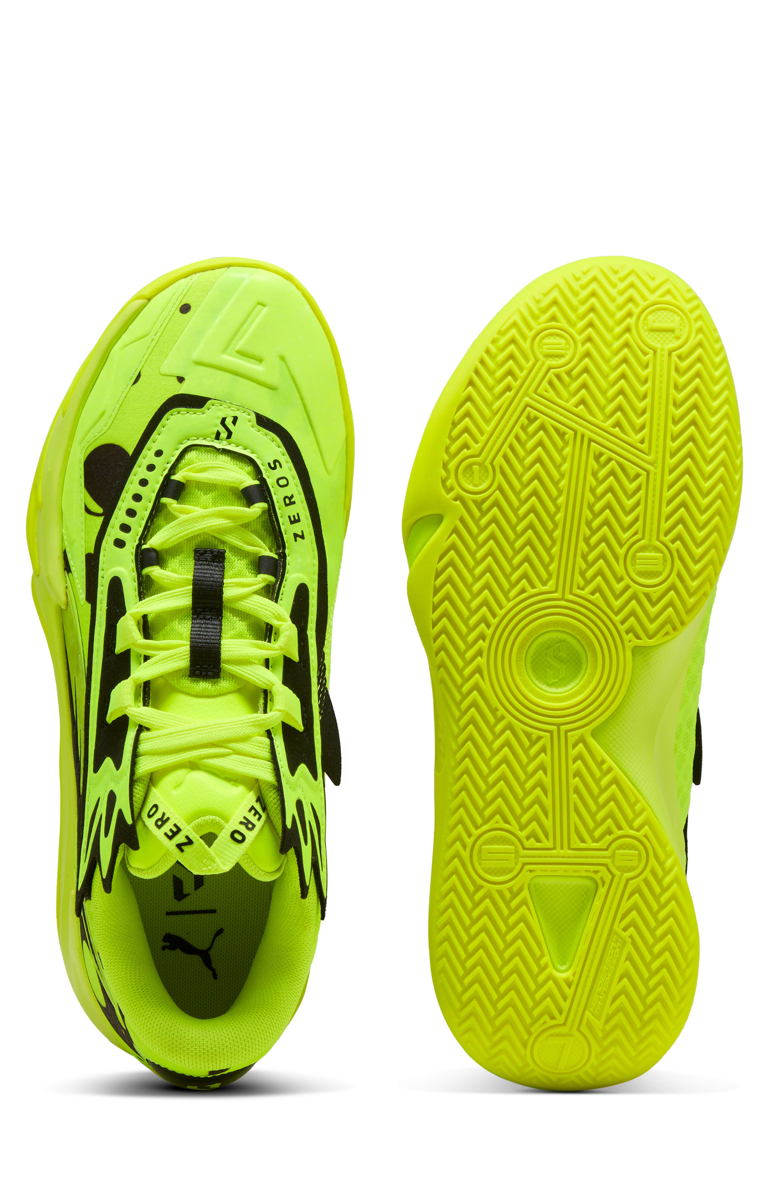 Scoot Zeros II NXTPRO Hoops Basketball Shoe, Alternate, color, YELLOW ALERT/ PUMA BLACK