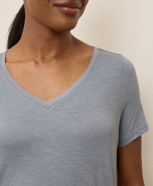Pact Organic Cotton Featherweight Slub V-neck Tee