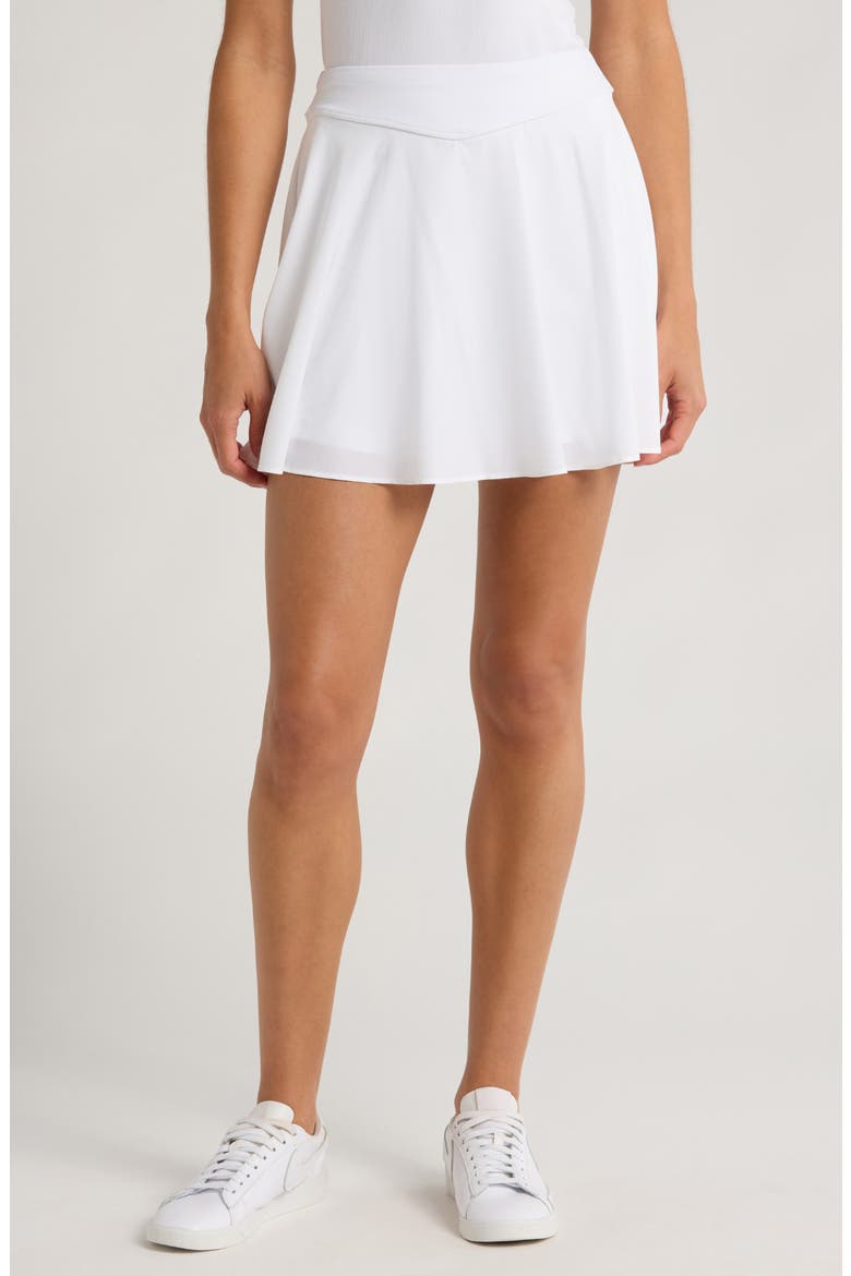 Exec Golf Skort, Main, color, WHITE