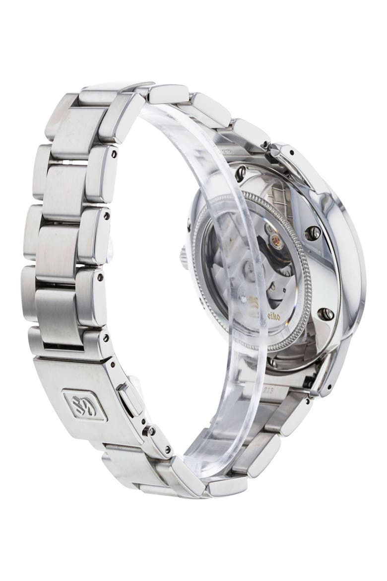 Grand Seiko GMT Preowned Bracelet Watch, Alternate, color, STEEL