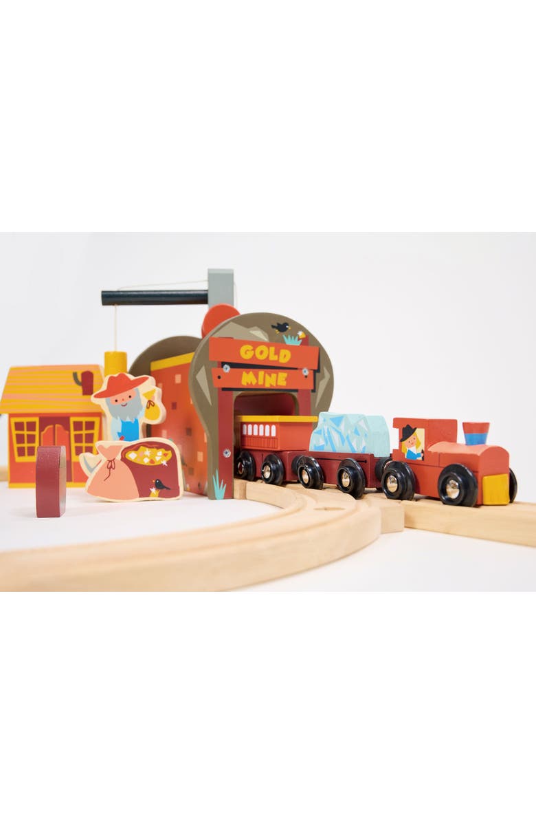 Mentari Gold Mine Train Set, Alternate, color, Multi-Color
