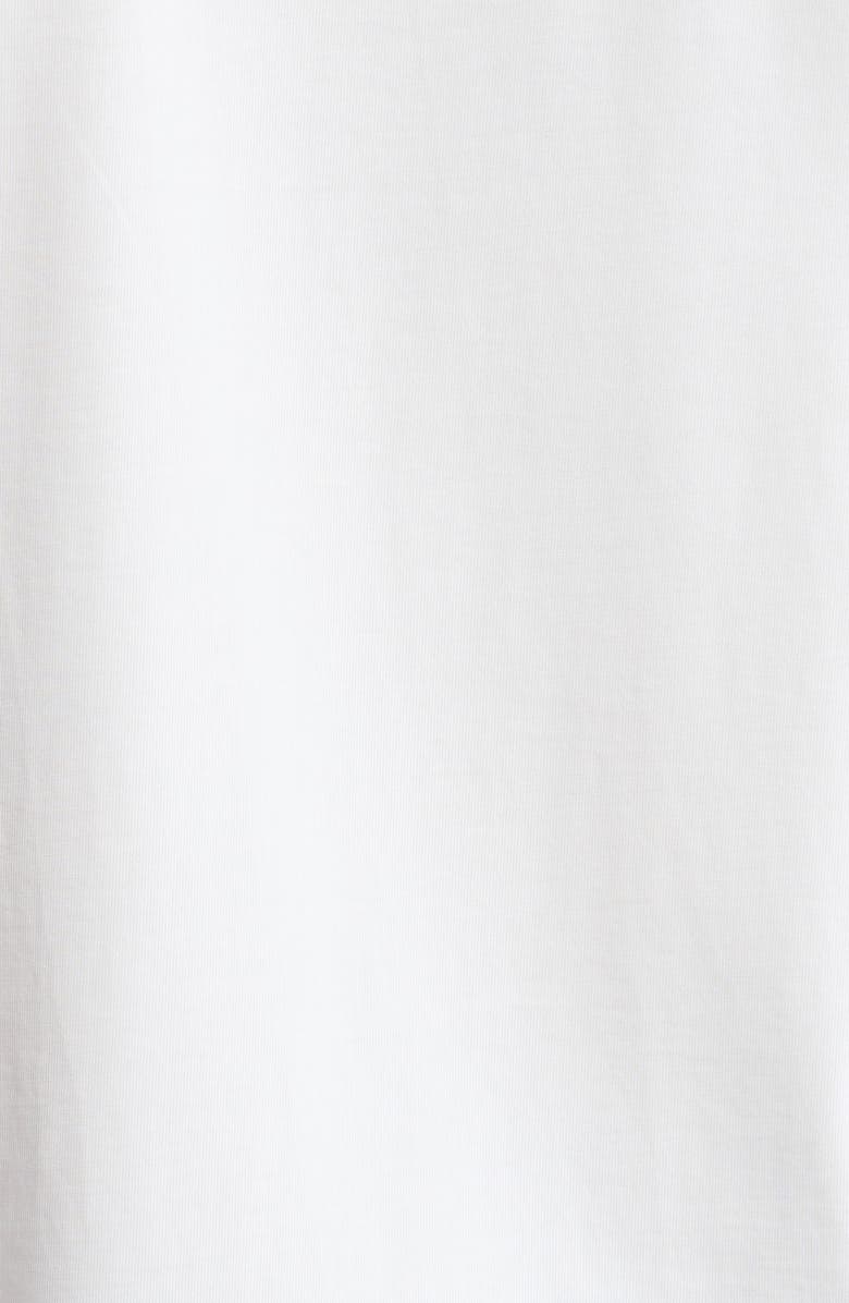 Malbon Golf Upland Mock Neck Long Sleeve T-Shirt, Alternate, color, Snow White